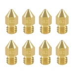 Aokin Pcs 0.2MM MK8 Extruder Nozzles 3D Printer For Creality Ender 3/3 New. Price: $13.95.