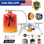 3900W Portable Backpacking Stove, Camping Gas 1LB Propane Tank Adapter New. Price: $19.99.
