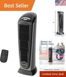 Stylish 1500W Ceramic Heater With Auto-off Timer & 2 Settings Cozy Living New. Price: $92.99.