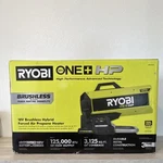 Ryobi One+ Hp 18V Hybrid Forced Air Propane Heater PBLTH01B 125,000 Btu New. Price: $137.99.
