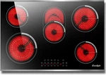 Electric Cooktop 30 Inch 5 Burner Stove BUILT-IN(29.13"X19.3") 8400W New. Price: $359.99.