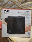 Evolution Twin Ceramic Personal Space Small Portable Heater New. Price: $60.00.