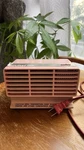 Rare Pink Vintage Holmes Portable Personal Fan Heater Model HFH-701 Working Used. Price: $75.00.