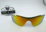 Oakley Radarlock Pitch Vented Fire Iridium Polarized Lens Sunglasses No Etching New. Price: $115.00.