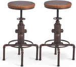 Antique Vintage Industrial Barstool Solid Wood Water Pipe Fire Hydrant Design Ca New. Price: $261.99.