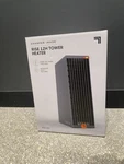 Sharper Image Rise 12H Tower Space Heater Modern Black New In Box. Price: $29.99.