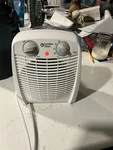 Comfort Zone Heater Fan 1500W White Used. Price: $12.98.
