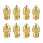 Aokin Pcs 0.2MM MK8 Extruder Nozzles 3D Printer For Creality Ender ... New. Price: $11.64.