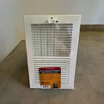 Floor Register White 6" X 10" Adjustable Damper Heavy Gauge Steel New Nip. Price: $15.00.