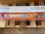 Comfort Zone Outdoor/indoor Halogen Electric Patio Heater With Remote CZPH20RSL New. Price: $79.98.