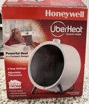 Honeywell Uberheat Ceramic Space Heater HCE200W W/ Original Box Tested Works Used. Price: $16.00.