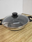 Ultrex 18/10 Stainless 9.5 Skillet Excalibur Non-stick Pan Spt Lid W/ Trivet New. Price: $69.70.