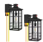 Nordic Hygge 2-PACK 18 In Large Motion Sensor Outdoor Light Fixtures Gfci Open. Price: $153.78.