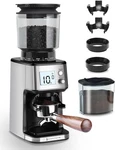 Homtone Conical Burr Espresso Grinder Stepless Timer 51MM New. Price: $137.99.