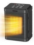 Space Heater, 1500W Ptc Ceramic With Modes, 24H Timer, Thermostat Open. Price: $34.88.