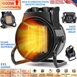 Electric Forced Air Heater Whole Room Space Portable Fast Etl Listed New. Price: $49.90.
