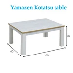 Yamazen Kotatsu Table EYC-8060 White 60CM Rectangle Top Panel Reversible New. Price: $331.94.