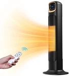 Heaters For Home, 24" 1500W Oscillating Electric Tower With Remote, New. Price: $72.75.