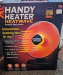 Handy Heater Heatwave Parabolic Space W/ Ceramic Heating Technology 1200W New. Price: $26.69.