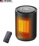 Zafro Space For Indoor Use, Portable Electric Heaters Small, Black New. Price: $60.66.