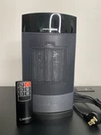 Lasko Ellipse Ceramic Tabletop Heater For Home With Tip-over 12", Black Open. Price: $33.00.