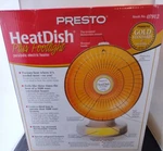 Presto Heatdish Parabolic Electric Heater Stock 07912 Footlight 1000 Watts New. Price: $76.00.