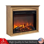 Electric Fireplace 1500W Space Heater Simulated Flame Adjustable Brightness New. Price: $218.99.