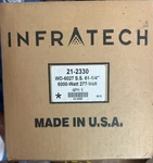 Infratech WD6027SS 61.25 Dual Element 6,000 Watt 277V Electric Patio Heater New Open. Price: $849.99.