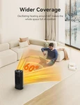 Pereysi 1500W Space Heater Portable Ceramic Technology PTC-SH009ML Black Used. Price: $32.38.