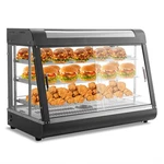 Rovsun Commercial Tiers 35" Heat Food Pizza Warmer Display Show Case W/bulb New. Price: $264.89.