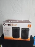 Omniheat Digital Ceramic Personal Heater, 2 Pack New. Price: $33.99.