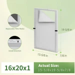 16X20XX1 Permanent Washable Electrostatic Furnace Air Filter Dust Electronic New. Price: $25.00.