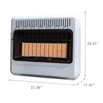 Mr. Heater 20,000 Btu Vent Free Radiant Natural Gas/propane Dual Fuel New. Price: $149.99.