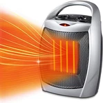 Kismile 10.6 Inch Small Electric Space Heater For Indoor Use - Ceramic Open. Price: $39.99.
