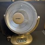 Optimus H-4438 2-SPEED Oscillating 14" Dish Radiant Heater No Remote Tested Used. Price: $47.99.