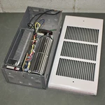 Dayton Recessed Electric Wall-mount Heater 3UG20E, 6-3/4" X 14", 240V, Steel Open. Price: $179.95.