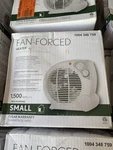 Intertek Fan-forced Portable Heater 1500W Adjustable Thermostat Handle White New. Price: $19.99.
