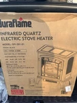 Duraflame Infrared Quartz Electric Stove Heater Black Remote DFI-591-01 Open. Price: $65.00.