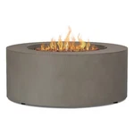 Real Flame Aegean Round Contemporary Steel Propane Fire Table In Mist Gray New. Price: $1336.20.