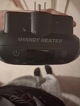 Handy Heater Portable Electric Wall Black Gray Digital Display Used. Price: $10.00.