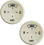 2PCS Baseboard Heater Thermostat Temperature Control Dial Knob Beige New. Price: $14.88.