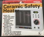 Fairhouse 502BT Programmable Ceramic Mini Safety Furnace Heater New Box Open. Price: $59.99.