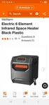 Life Smart Quartz Infrared Space Heater 1500-WATTS HT1013US New. Price: $50.00.