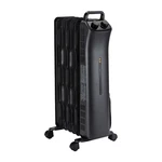 Amazon Basics Portable Space Heater With 7 Oil-filled Fins, 1500W, Black New. Price: $94.45.