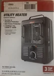 Hyper Tough Portable Utility Heater 1300-1500W 3-SETTING Fan Overheat Black New. Price: $35.99.