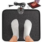 Heated Floor Mat Under Desk For Foot Warmer - Wider 110V Adjustable Temperatu... New. Price: $46.50.
