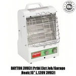 Dayton 3VU31 Prtbl Elct Job/garage HEATR,15" L,120V New. Price: $188.69.
