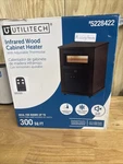 Utilitech Infrared Wood Cabinet Heater Adjustable Thermometer Missing Remote Used. Price: $50.00.
