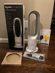 Dyson AM05 Hot + Cool White Bladeless Fan & Heater W/ Remote Stand - Tested Used. Price: $197.55.