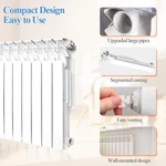 Ab Wall-mounted Radiator Heater With 8 Panels New. Price: $265.00.